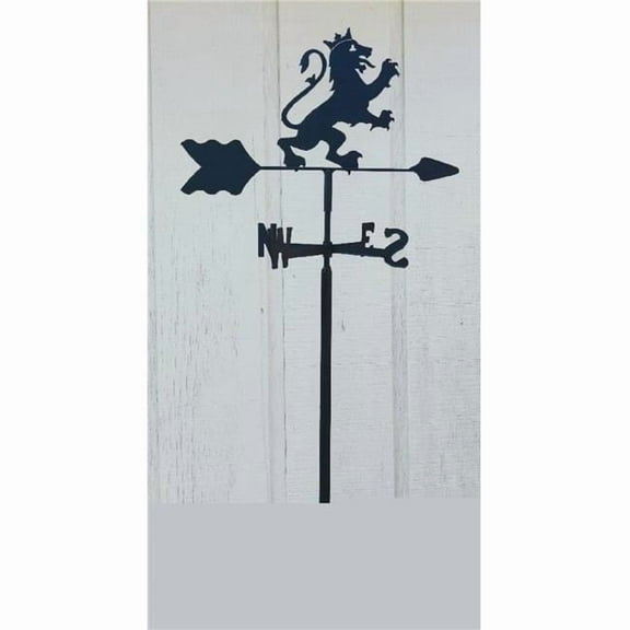 The Lazy Scroll lionrampantin Rampant Lion Garden Mount Weathervane