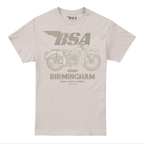 BSA T-Shirt Manches Courtes pour Hommes Birmingham