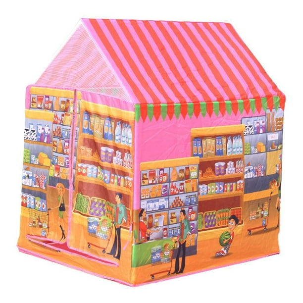 Juego de Casa de juegos para niños y niñas Supermercado Sunnimix Casa de tienda de juego