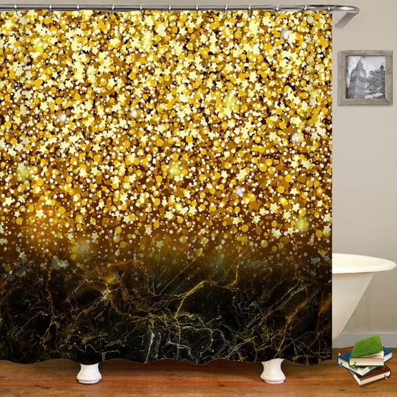 Shiny Dream Printed Shower Curtain Mildew waterproof Curtain With Hook Bathroom Decorative Curtain 3D Shower curtains 240*180cm