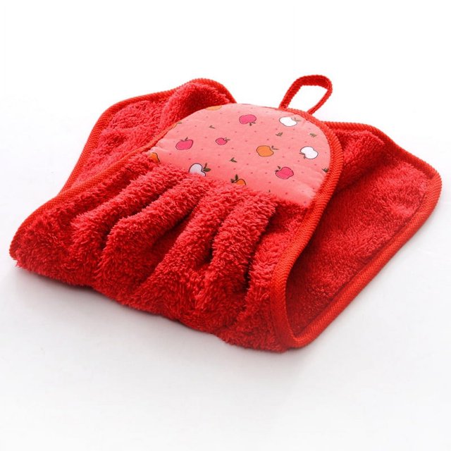 Toalla de mano absorbente para colgar en el baño, para cocina, artículos de limpieza del hogar, de vellón de coral, toalla quita aceite, paño de cocina para el hogar.