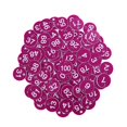 thumbnail image 1 of Round Number Husbandry Farm Beehive Label Beekeeping Box Numbered With Hole Tag Animal Livestock Markers Classification Sign50PCS (No. 1 to 50)&Dia. 3.5cm He Qiyong unisex, 1 of 2