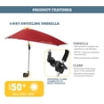 thumbnail image 4 of Sport-Brella Adjustable Umbrella with Universal Clamp, 4 of 5