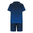 thumbnail image 5 of GERsome Men's 2 Piece Pajamas Sets Short Sleeve Button Down Sleepwear and Shorts Soft Loungewear Sets with Pockets S-2XL, 5 of 5