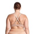 thumbnail image 4 of Curve Muse Women's Plus Size Padded Underwire Full Coverage Bra-2PK-Blue,Nude-32DDD, 4 of 6