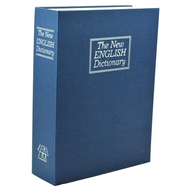 Large New English Dictionary Hidden Secret Diversion Lock Box Book Safe