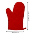thumbnail image 5 of Supvox Oven Safety Mitts Kitchen Mitts Polyester Non-skid Grip Baking Enthusiasts Baking 1 Pair, 5 of 5