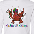 thumbnail image 4 of Inktastic Crawfish Crew Mardi Gras Crayfish with Beads Long Sleeve Youth T-Shirt, 4 of 5
