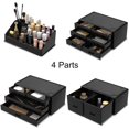 thumbnail image 4 of Readaeer Organizador de cosméticos y maquillaje, cajones de almacenamiento, cajas expositoras con 12 cajones (transparente), 4 of 5