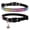 Black, variant on THAIN Bling cat Kitten Collar Rainbow Rhinestone Breakaway Diamond with Bell Soft Velvet Quick Release (Pink)