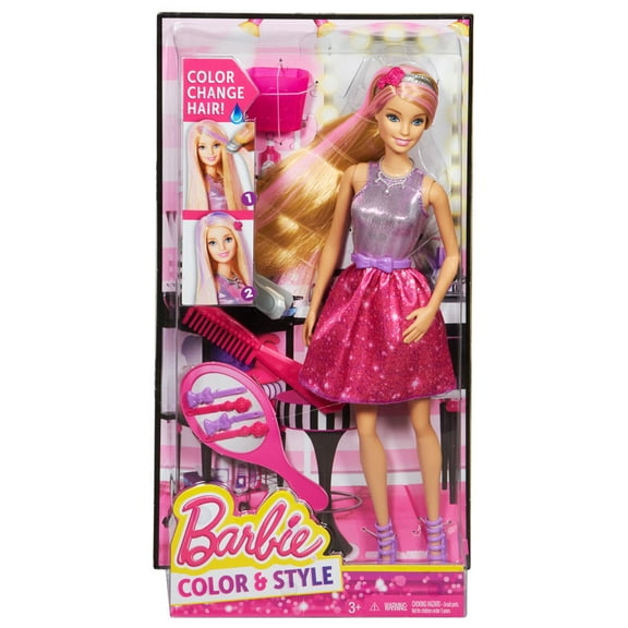 Barbie Hair Color and Style Doll