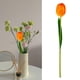 thumbnail image 4 of Ramo de flores artificiales de Colorfulland, tacto real, para decoración de bodas naranja, 4 of 9