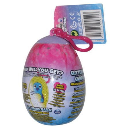 Hatchimals Glittering Garden (2018) Magic Sequin Clip-On Sealed Mystery Egg - (1 Random)