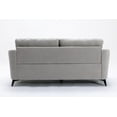 thumbnail image 4 of DeeHome Callie 79" Light Gray Woven Fabric Sofa, 4 of 5