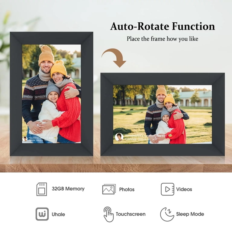 Qunler 10.1 Inch WiFi Digital Picture Frame photo 8