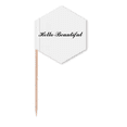 thumbnail image 1 of Hello Beautiful Quote Art Deco  Fashion Toothpick Flags Cupcake Picks Party Celebration, 1 of 3