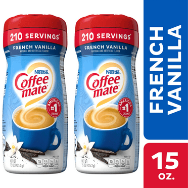 Nestle Coffee mate French Vanilla Powder Coffee Creamer, 15Oz.,(Pack of 2)