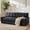 Black, variant on BEHOST 75.6" 3 Seater Sofa Couch for Living Room, Boneless Couch with Extra Deep Seats, Cloud Sofa with Upholstered & Side Storage, Gray