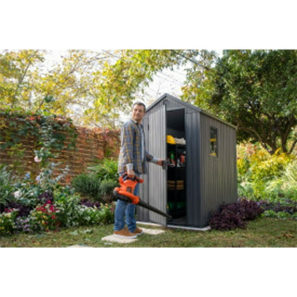 Armoire de rangement verticale en plastique pour jardin extérieur  verrouillable Toomax, 76 pi³ 