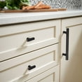 thumbnail image 2 of Design House Hollow Bar Cabinet Pull, 10-Pack, 3-3/4 inch (96 mm) Center-to-Center, Modern Kitchen Handles, Matte Black, 559666, 2 of 14