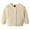 Beige, variant on Little Girls Pointelle Cardigan Sweaters Scalloped Trim Long Sleeve Button Up Knit Outerwear Coat Lightweight Casual Fall Spring Tops for Dress Wedding School Uniform