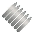 thumbnail image 2 of 6 piezas de soportes para cuello con bordes lisos de metal, opciones de varios tamaños, para camisas de vestir, mujeres y hombres 635 mm x 10 mm x 08 mm, 2 of 9