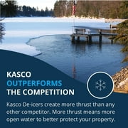 Kasco 1/2HP Pond & Lake De-Icer | 120V/25ft Power Cord|2400D025|Dock DeIcer