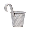 thumbnail image 4 of Cubo de hierro para jardinería con un solo gancho desmontable (blanco), 4 of 10