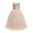 thumbnail image 2 of Ekidsbridal Crossed Straps A-Line Flower Girl Dresses Princess Gown Junior Bridesmaid 177 10, 2 of 3