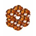 thumbnail image 7 of 13 Inch Round Placemats Set of 6, White Pumpkin Fall Non Slip Heat Insulation PP Table Mats, Thanksgiving Maple Leaves Farmhouse Washable Place Mats for Kitchen Dining Party Table Decor, 7 of 7