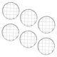 thumbnail image 5 of YSNOOWE 6Ud Organizadora Para Mason Jar Con Rejilla Floral Plata Para Arreglos Y, 5 of 8