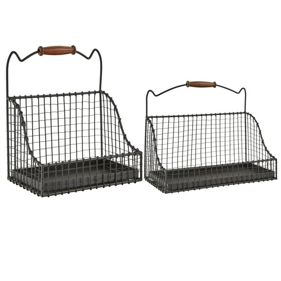 Park Designs Hanging Wire Baskets - Set of 2