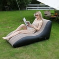 thumbnail image 3 of Inflatable Sofa Chair, Lounge  Inflatable Patio Lounge Chairs for Indoor Living Room Bedroom Outdoor Travel Camping Picnic Beach Chaise Lounges, 3 of 7