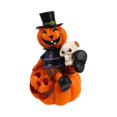 thumbnail image 1 of Resin Hollow Pumpkins with LED Lights Halloween Party Garden Decoration, 1 of 5