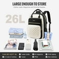 thumbnail image 5 of Lovevook Laptop Backpack Purses for Women,Nurse Teacher College Work Study Commuter Bag with 15.6 inch Laptop Compartment,Lightweight Travel Casual Daypacks With USB Port, 5 of 9