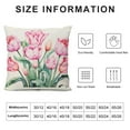thumbnail image 5 of COMIO  Pink Pillow Covers Spring Summer Throw Pillows Covers for Sofa Couch, Farmhouse Decorations Indoor Outdoor, 5 of 5