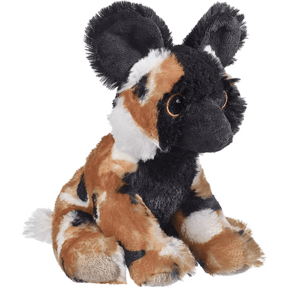 Zugar Land Stuffed Animal Wild Dog Plush Toy 9"