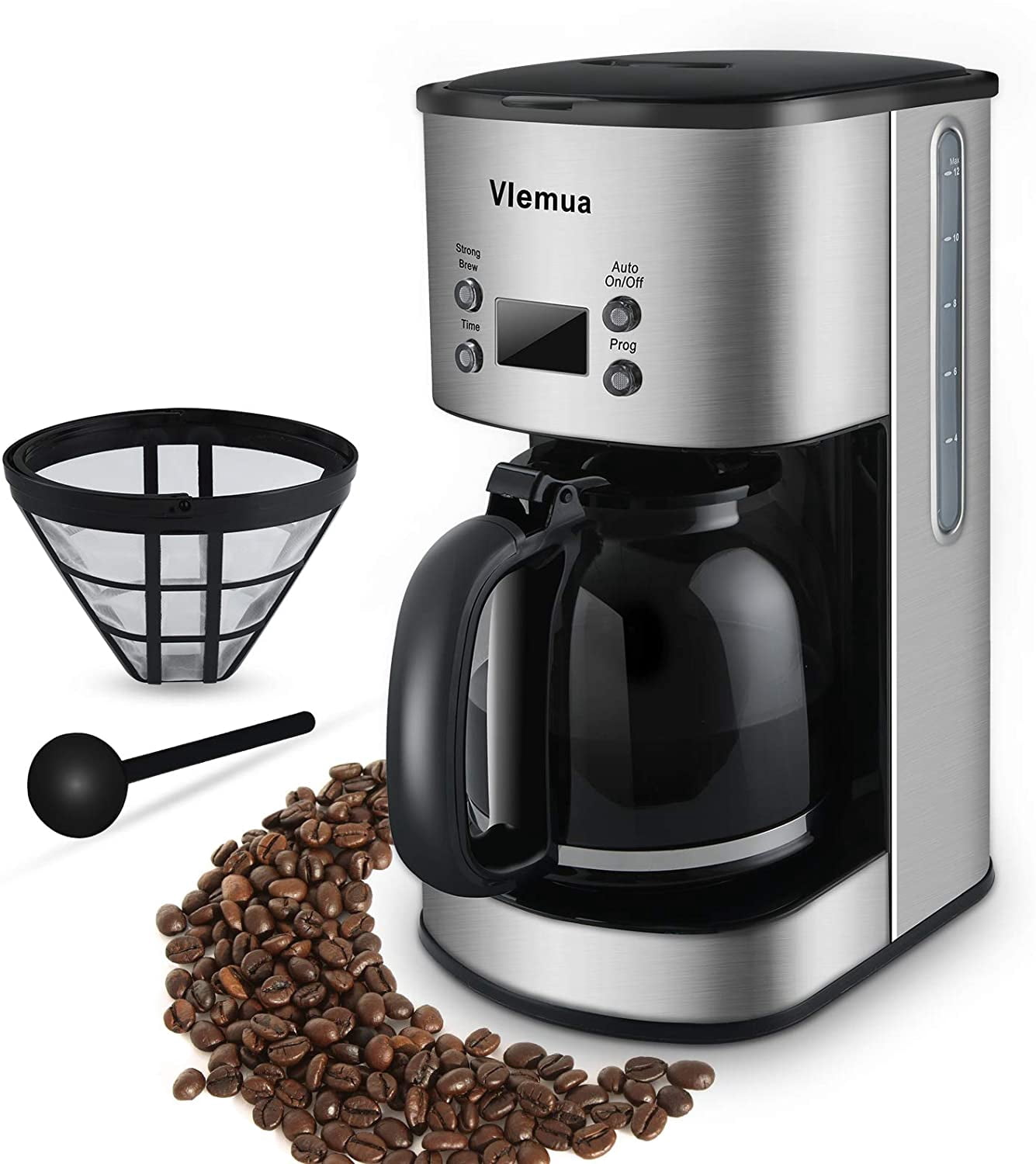 Vlemua 12 Cup Programmable Coffee Maker 