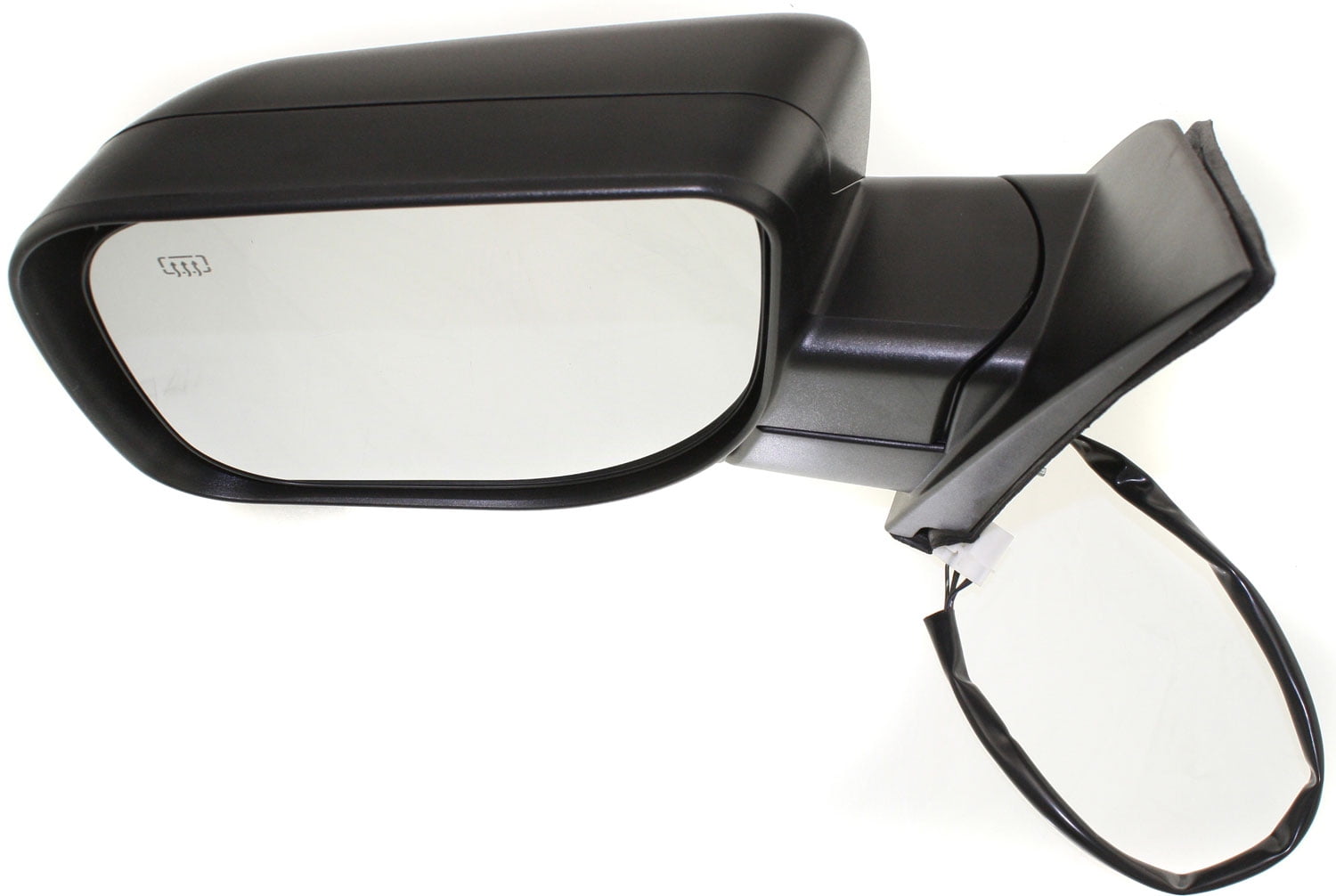 Mirror Compatible With 2006-2009, 2014-2015 Nissan Titan 2005-2015 Armada Left Driver Side Heated Textured Black Kool-Vue