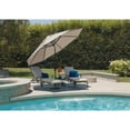 thumbnail image 3 of SimplyShade Catalina Parasol de Patio Octogonal de 11 Pieds à Inclinaison par Bouton-Poussoir, Taupe, 3 of 4