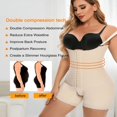 thumbnail image 2 of Europa y Estados Unidos, mono moldeador de cuerpo de 4 pechos, pantalones moldeadores de cintura ajustada para abdomen posparto, ropa interior, 2 of 5