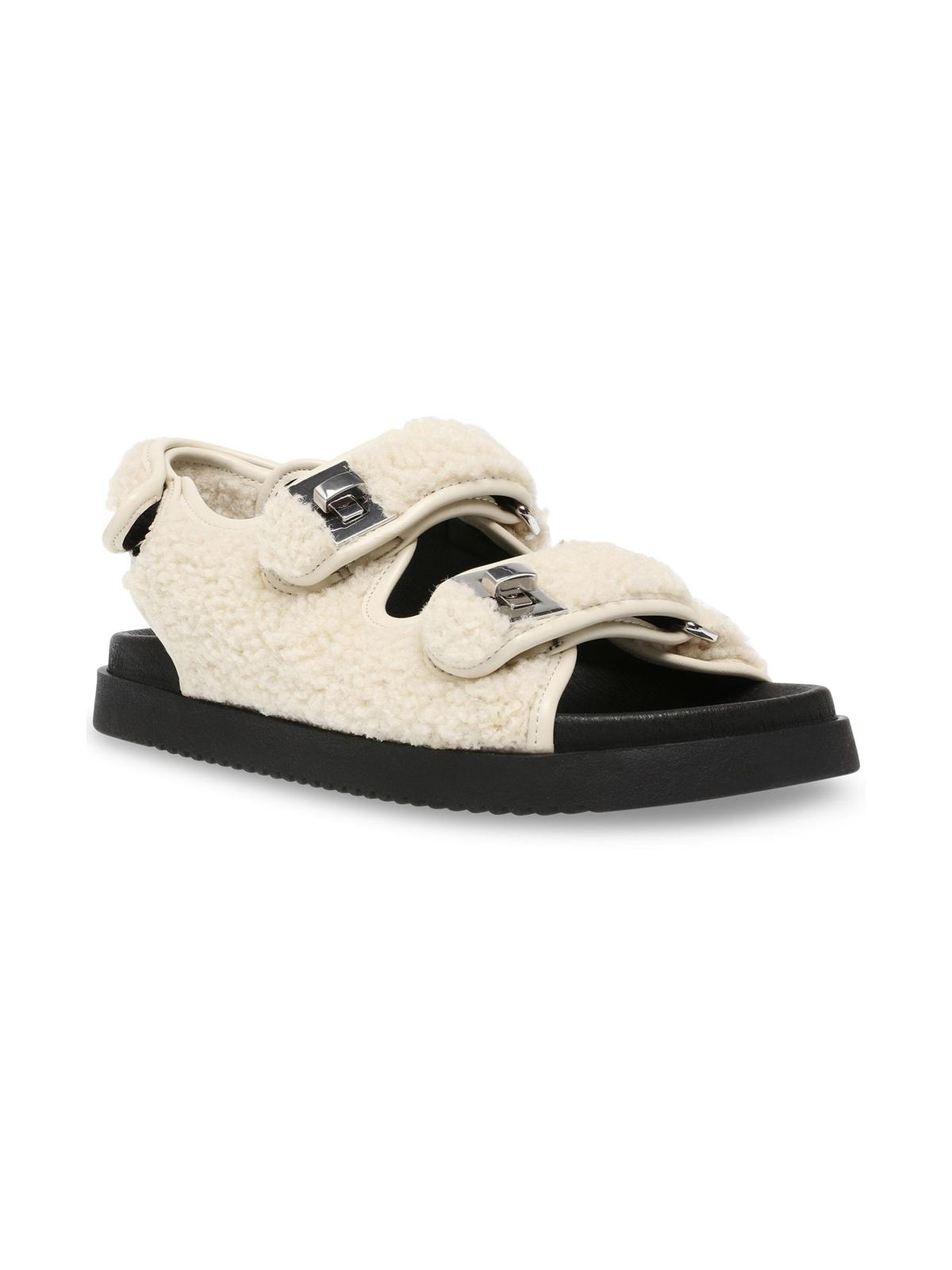 Steve Madden Womens Margie Faux Leather Strappy Footbed Sandals -  Walmart.com