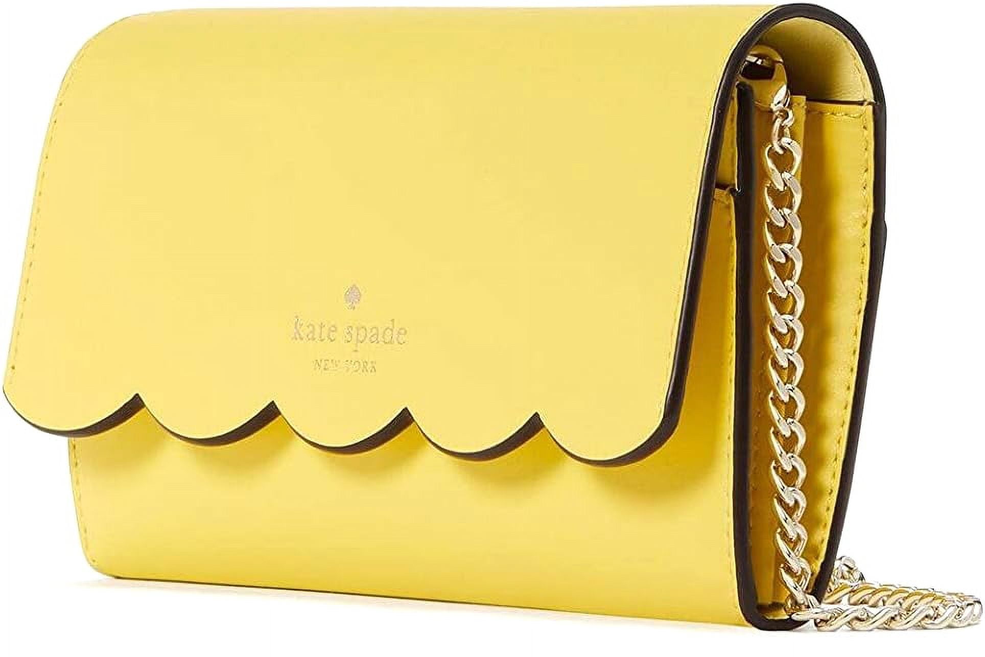 Kate Spade New York Women's Gemma Smooth Leather Small Crossbody Bag (Yuzu Jam)