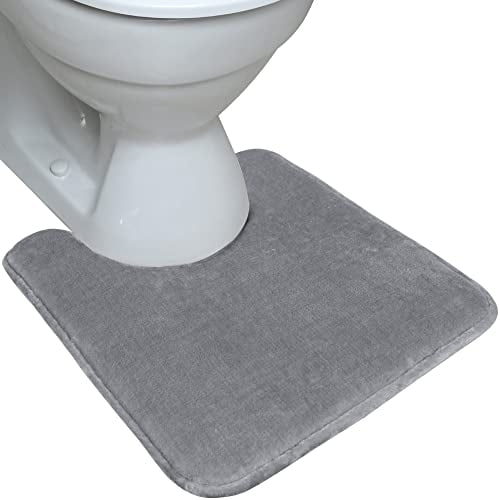Alfombra viscoelástica para baño Gorilla Grip Graphite, 57 x 50 cm