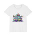 thumbnail image 1 of RXIRUCGD 2025 Vêtements d'Été pour Enfants T-shirt Imprimé Mode Mignon Col Rond Manches Courtes, 1 of 5