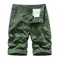 thumbnail image 2 of TopLLC Shorts pour Hommes, Shorts pour Hommes Shorts Cargo pour Hommes Shorts de Course pour Hommes Multiples Poches Utilitaires Taille Élastique Shorts de Randonnée en Coton, 2 of 4