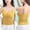 Yellow, variant on Padded Lace Camisoles with Built in Bra for Women V Neck Tank Tops Spaghetti Strap Bralette Cami Crop Top Sexy Party Lounge Everyday Sleeveless Layering Wine One Size
