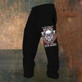 thumbnail image 1 of Product Classification Men#Product Title Print Casual Pant For Relaxed Fit Drawstring Trouser With Retro Style For Everyday Wear, 1 of 3