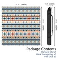 thumbnail image 2 of Boho Design Multi-Purpose Rubber Pad for Game Tables 31.5x31.5 Inch Large Mahjong Mat with Anti-Slip Grip and Quiet Surface for Tiles and Cards, 2 of 7
