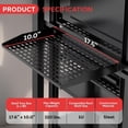 thumbnail image 3 of Pyle PLRSTN14UX2 - Pyle PLRSTN14UX2 - 1UX2 Server Rack Shelves - Universal Device Server Rack Mounting Tray, 3 of 7